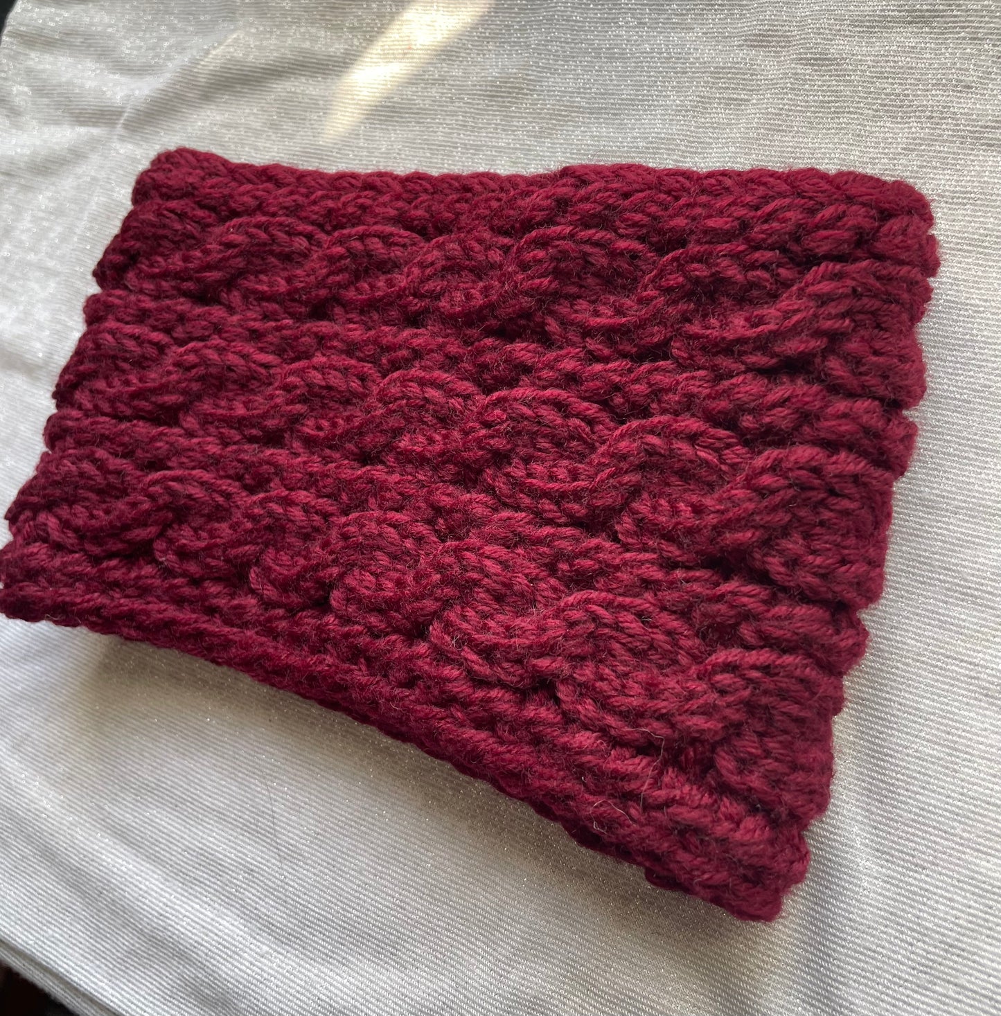 Red Warm Knitted Headband