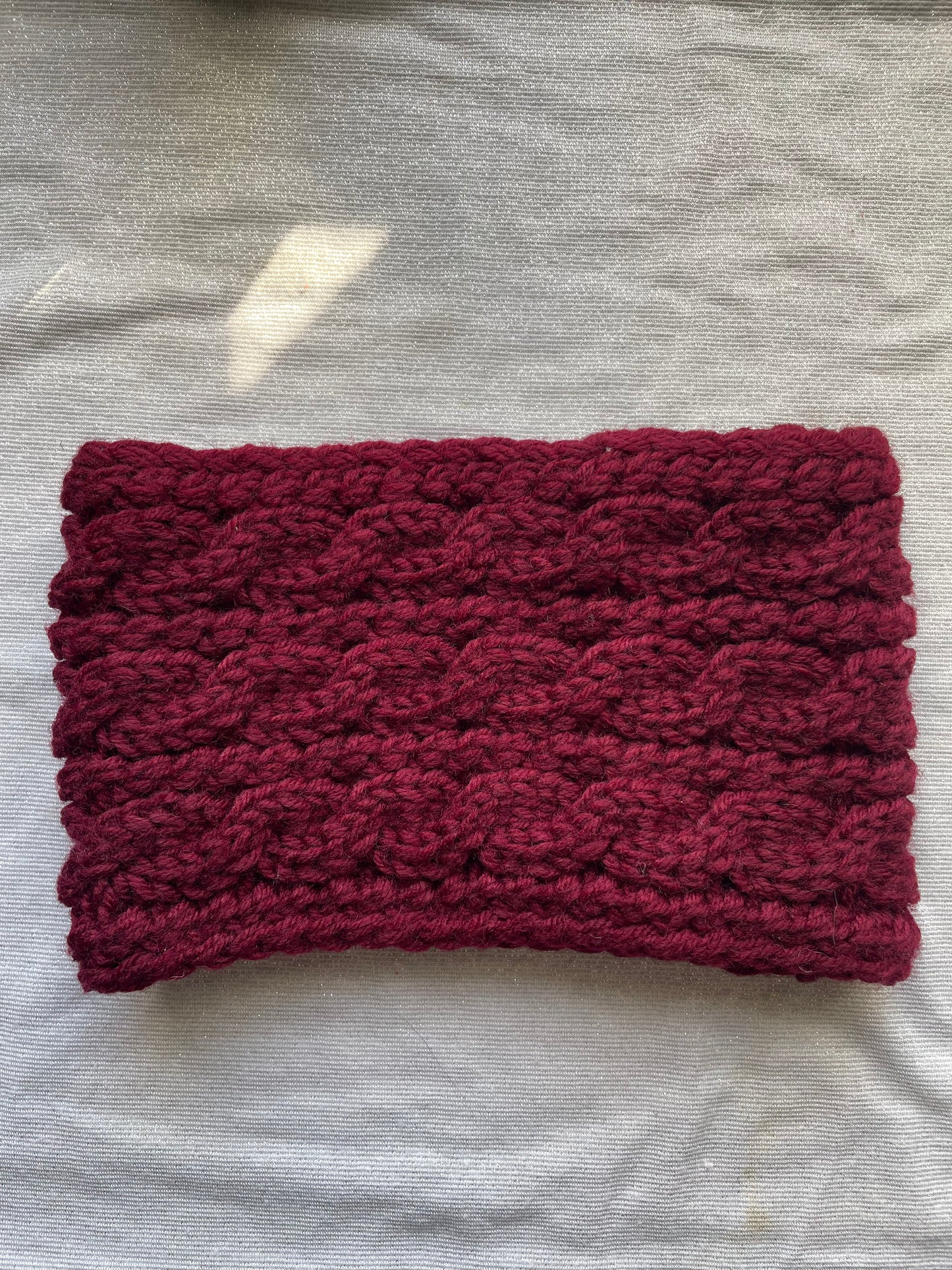 Red Warm Knitted Headband